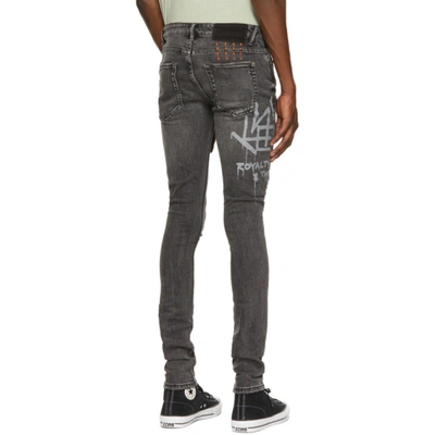 Shop Ksubi Black Van Winkle Jeans