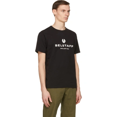 Shop Belstaff Black '1924' T-shirt In 90000 Black