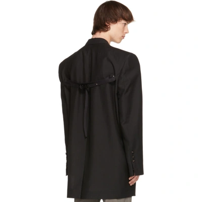 Shop Rick Owens Black Jumbo Tatlin Blazer In 0908 Black