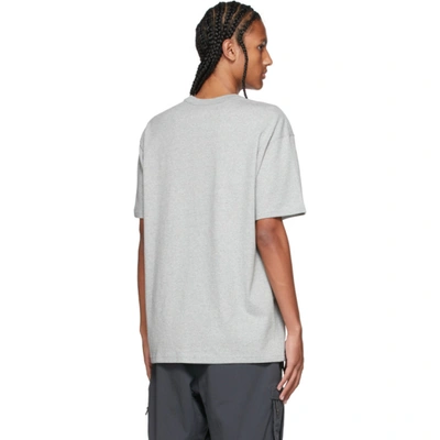Shop Nike Grey Sportswear Premium Essential T-shirt In Dk Grey Heather
