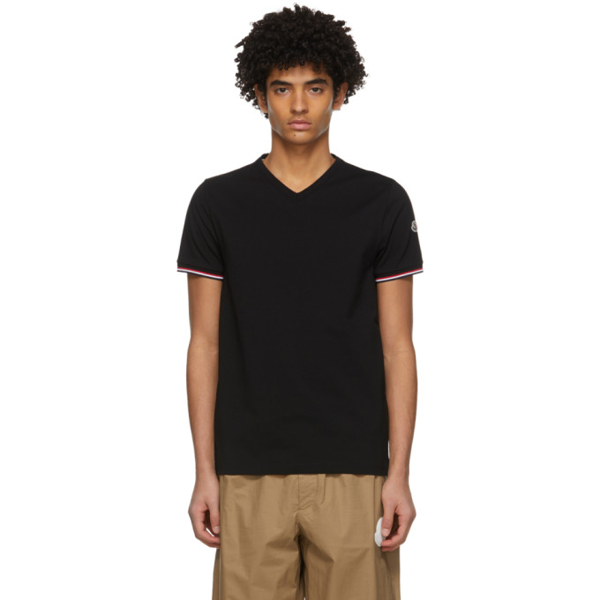 moncler v neck t shirt