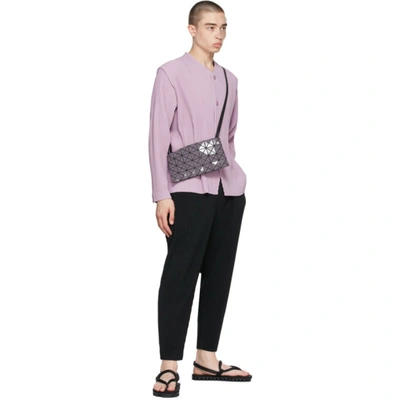 Shop Issey Miyake Purple Tailored Pleats 2 Cardigan In 80 Purple Hued