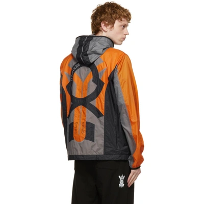 Shop Moncler Genius 5 Moncler Craig Green Orange & Grey Clonophis Jacket In 793 Dkgrey