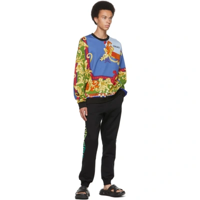 Shop Versace Multicolor Medusa Renaissance Sweatshirt In 5u020 Mutli