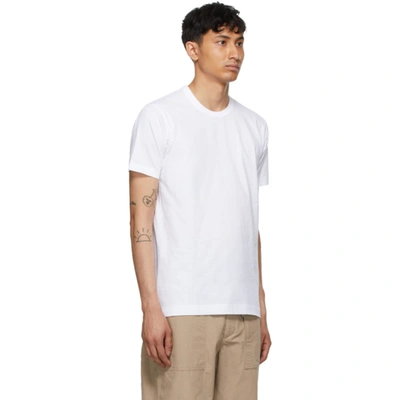 Shop Comme Des Garçons Shirt White Forever T-shirt In 4 White