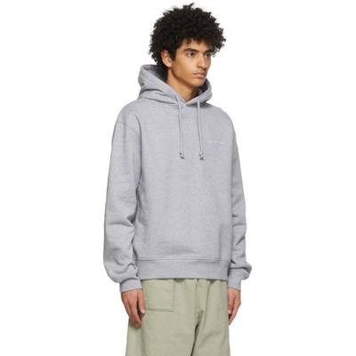 Shop Jacquemus Grey 'le Sweatshirt ' Hoodie