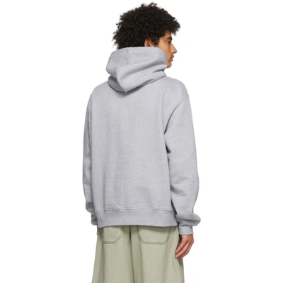 Shop Jacquemus Grey 'le Sweatshirt ' Hoodie