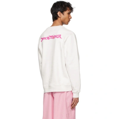 Shop Marc Jacobs White Heaven By  'dystopia' Sweatshirt In 134 Chalk