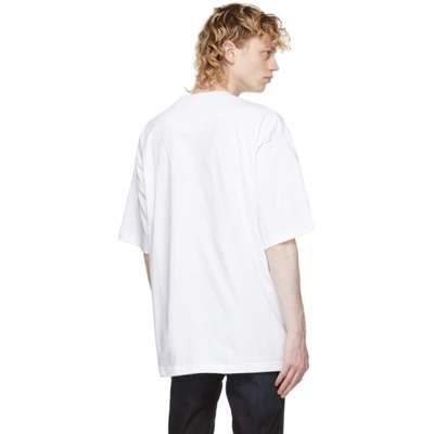 Shop Diesel White T-ball-a1 T-shirt In 100 White