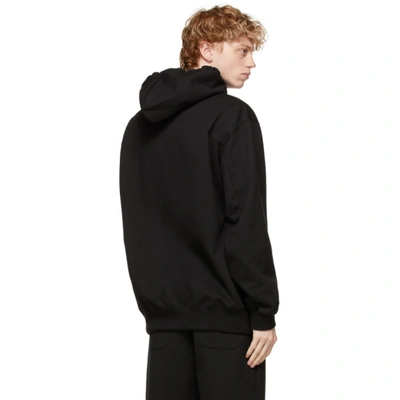 DOUBLET 黑色“NOT CHRISTMAS”刺绣连帽衫