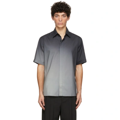 Shop Fendi Black Gradient Spotlight Short Sleeve Shirt In F0qa1 Black