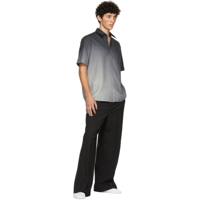 Shop Fendi Black Gradient Spotlight Short Sleeve Shirt In F0qa1 Black