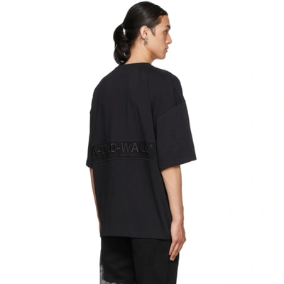 Shop A-cold-wall* Black Heightfield T-shirt
