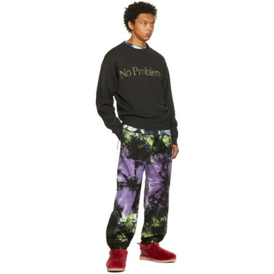 Shop Aries Multicolor Tie-dye Track Pants