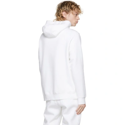 Shop Nike White Pullover Nsw Club Hoodie In 100 White