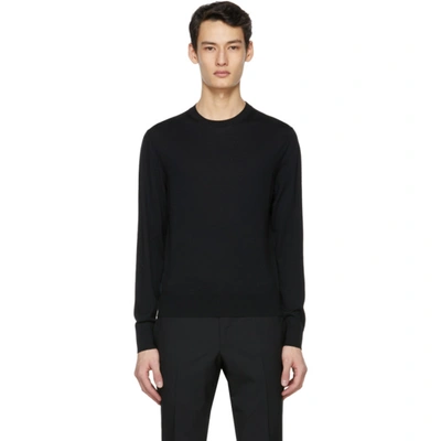 Shop Tom Ford Black Fine Merino Sweater In K09 Blk