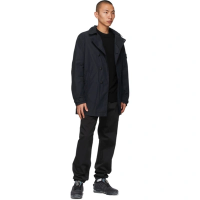 Shop Stone Island Black Ghost Trousers In V0029 Black