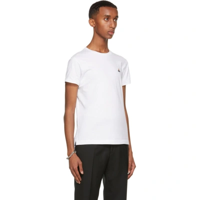 Shop Vivienne Westwood White Peru Orb T-shirt