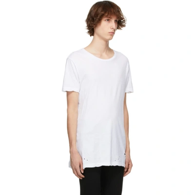 Shop Ksubi White Aged Short Sleeve T-shirt