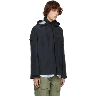 Shop Junya Watanabe Black Eye Gore-tex® Jacket In 1 Black