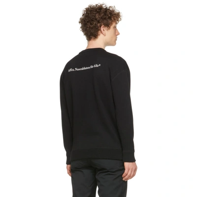 Shop Affix Black Merino Nasenbluten Sweater