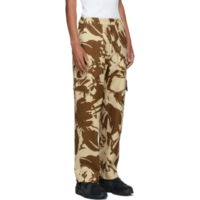 Shop Paria Farzaneh Brown & Beige Camo Army Cargo Pants
