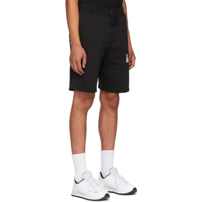 Shop Polo Ralph Lauren Black Fleece 'polo Sport' Shorts In Polo Black