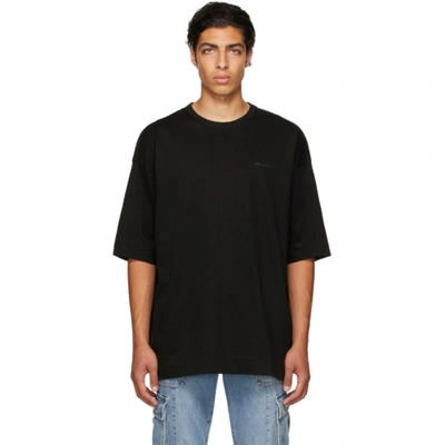 Shop Juunj Black Oversized 'rencontre' T-shirt In 5 Black