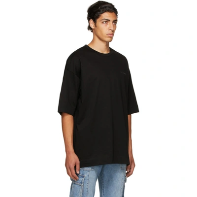 Shop Juunj Black Oversized 'rencontre' T-shirt In 5 Black