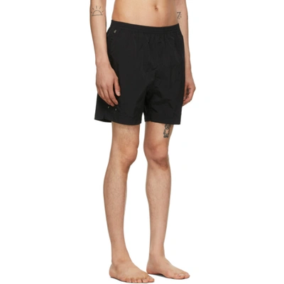 TRUE TRIBE BLACK NEAT STEVE SWIM SHORTS 