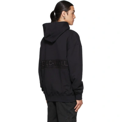 Shop A-cold-wall* Black Heightfield Hoodie