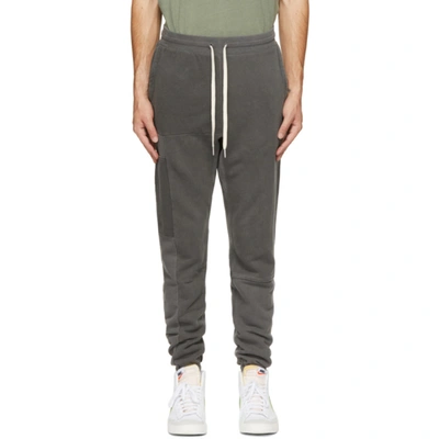 Shop John Elliott Black Reconstructed La Lounge Pants In Washed Black