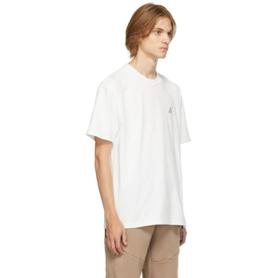 Shop Nike White Acg Logo T-shirt In Summit White