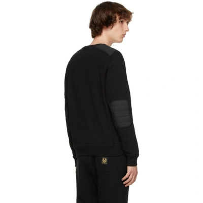 Shop Belstaff Black Jarvis Sweatshirt In 90000 Black