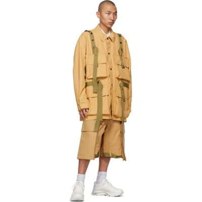 Shop A. A. Spectrum Tan Workwear Coat In Wheat