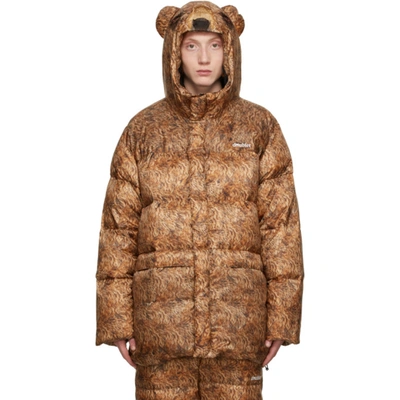 Shop Doublet Brown Down Bear Costume Jacket