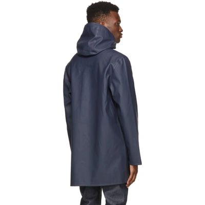 Shop Stutterheim Navy Stockholm Raincoat In 2001 Navy