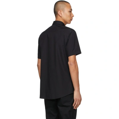 Shop Burberry Black Sherwood Short Sleeve Shirt