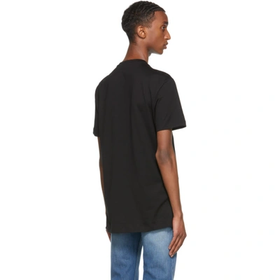 Shop Versace Black Safety Pin T-shirt In 1b000 Black