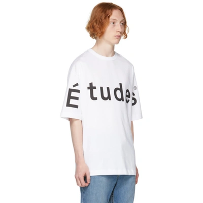 Shop Etudes Studio White Museum 'études' T-shirt