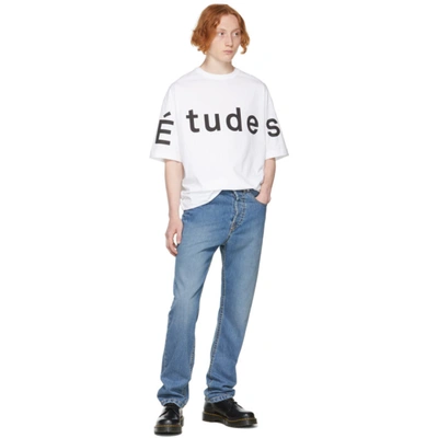 Shop Etudes Studio White Museum 'études' T-shirt