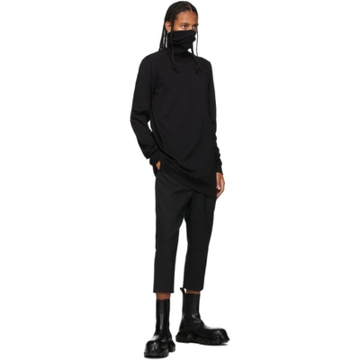 Shop Rick Owens Black Surf Turtleneck In 09 Black