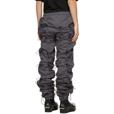 Shop 99% Is Grey & Black Gobchang Lounge Pants In Grey/black