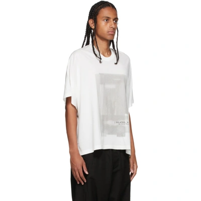 Shop Julius Off-white Kite T-shirt In Offwhite