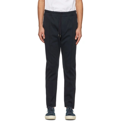 Shop Tom Ford Navy Jersey Lounge Pants In B09 Nvy