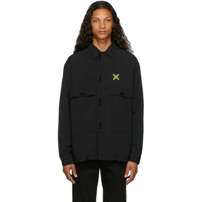 Shop Kenzo Black Sport Over Shirt In 99 - Black