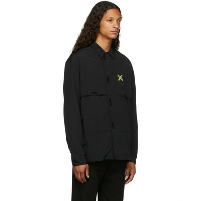 Shop Kenzo Black Sport Over Shirt In 99 - Black