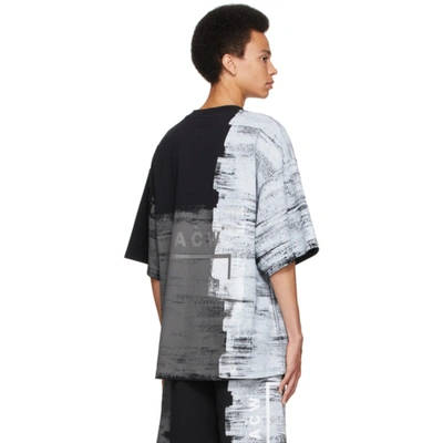 Shop A-cold-wall* Black Brush Stroke T-shirt