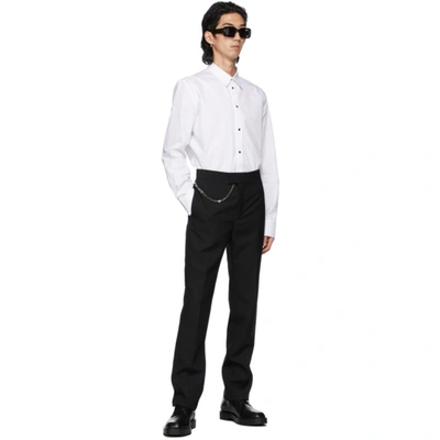 Shop Givenchy White Poplin Shirt In 100-white