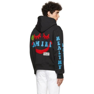 Shop Amiri Black A Love Movement Edition 'healthy Body' Hoodie